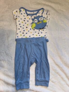 Nannette Blue and White Owl Star Matching Set